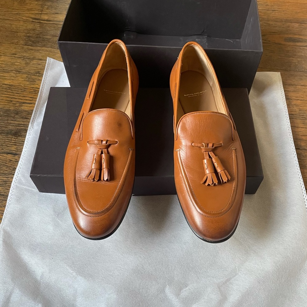 Superglamourous brown loafers 42 Eur 9 US